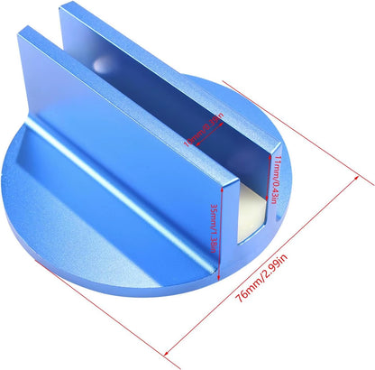 Magnetic Pinch Weld Jack Pad Universal Weld Jack Adapter Lifting Frame Rail Protector for Most Model Cars