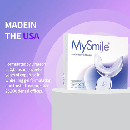 Ultimate Teeth Whitening Kit with 28 LED Light, 4X 3ML 35%CP Teeth Whitening Gel, 1X 4ML Teeth Whitening Pen, 10 Min, Remove 10 Years of Stains